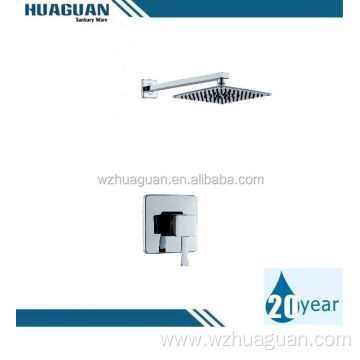 Bathroom Concealed thermostatic two square handles